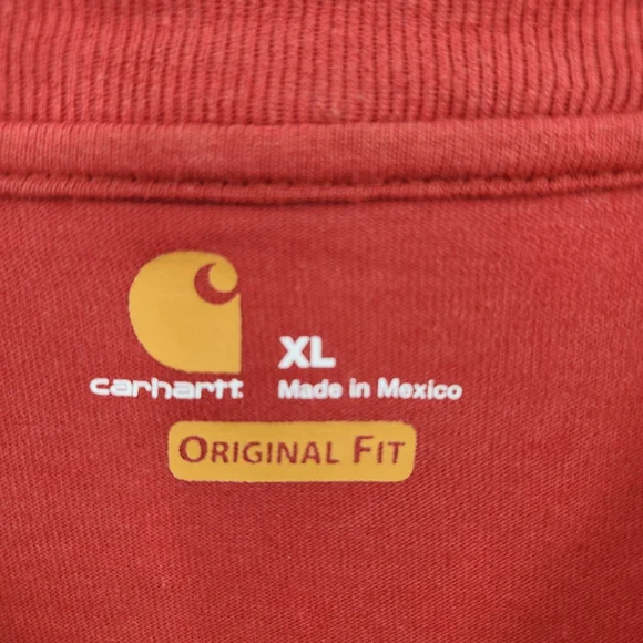 Carhartt Mens T-shirt Lot Size XL Long Short Sleeve Henley Pocket 3 Tees - Picture 12 of 14